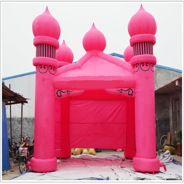 高阳粉色户外帐篷